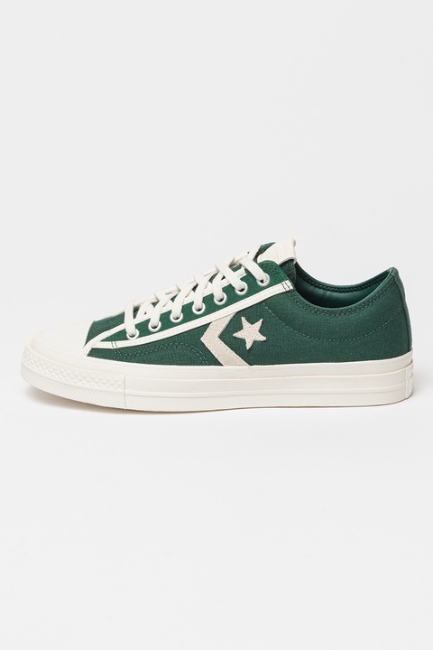 Converse, Tenisi cu garnituri de piele Star Player 76 Luxe, Alb
