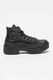 Converse, Кожени спортни обувки All Star Lugged Heel, Черен
