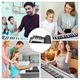 Pian flexibil cu 49 de clape, cu difuzor incorporat, functie de inregistare, design ergonomic, alimenatre cu baterii, alb/negru