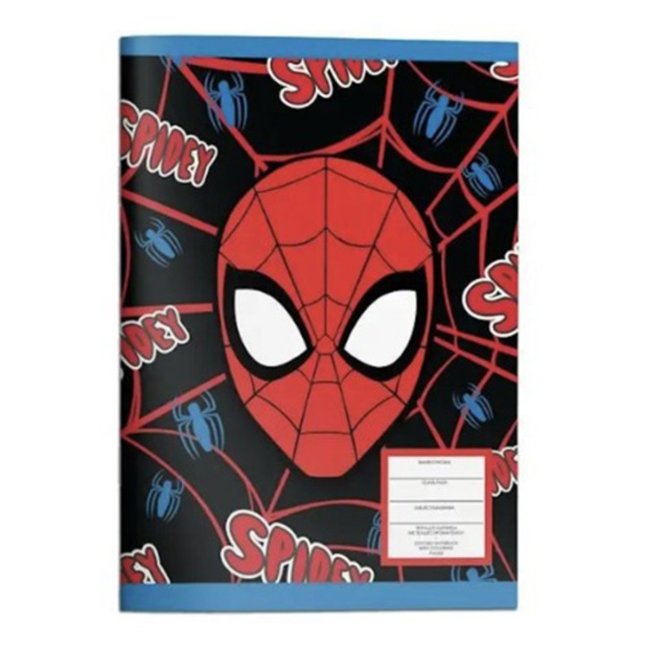 Тетрадка Spider-Man с телбод B5, 17 х 25 см, 40 листа