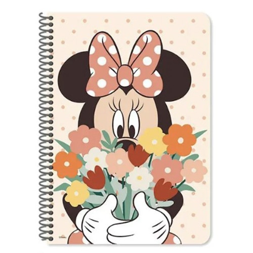 Caiet spira B5, Minnie, 60 file, 17 x 25 cm