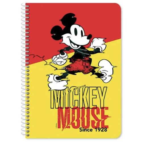 Caiet spira A4 Mickey Mouse, 60 file, 21 x 29 cm