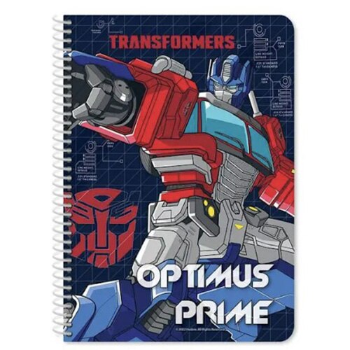 Caiet spira A4, Transformers, 60 file, 21 x 29 cm