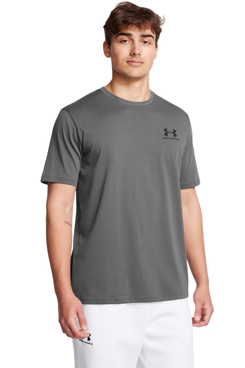 Under Armour, Tricou lejer Sportstyle, Gri antracit, S