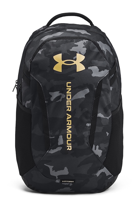 Under Armour, Раница Hustle 6.0 с шарка - 29 л, Черен, Сив
