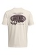 Under Armour, Tricou pentru fitness Grounds, Alb murdar, 2XL