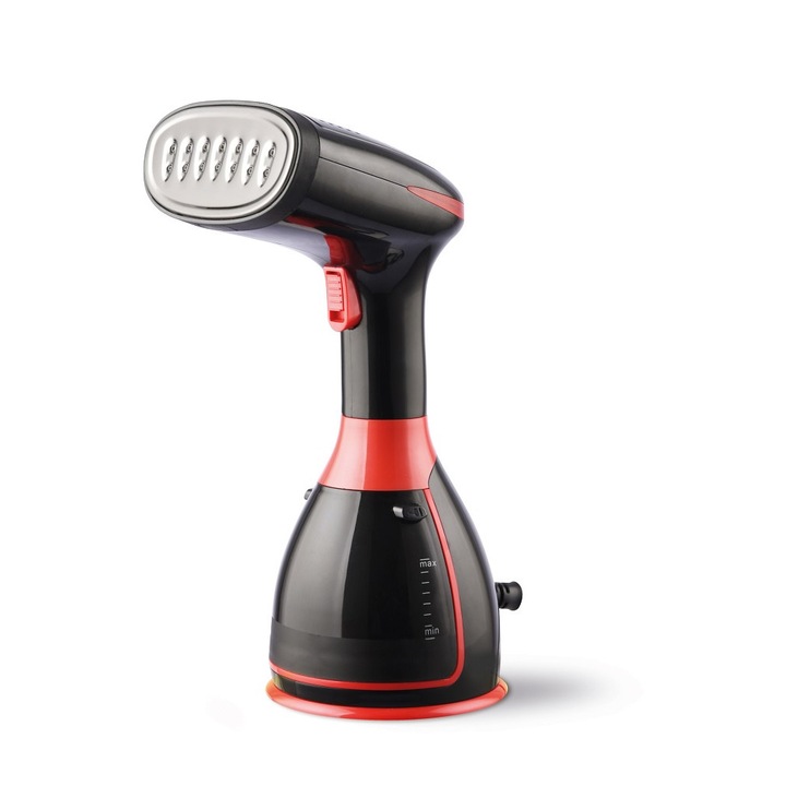 Aparat de calcat vertical Kamille KM-6710, 1500W, rezervor 280ml, set accesorii, alb