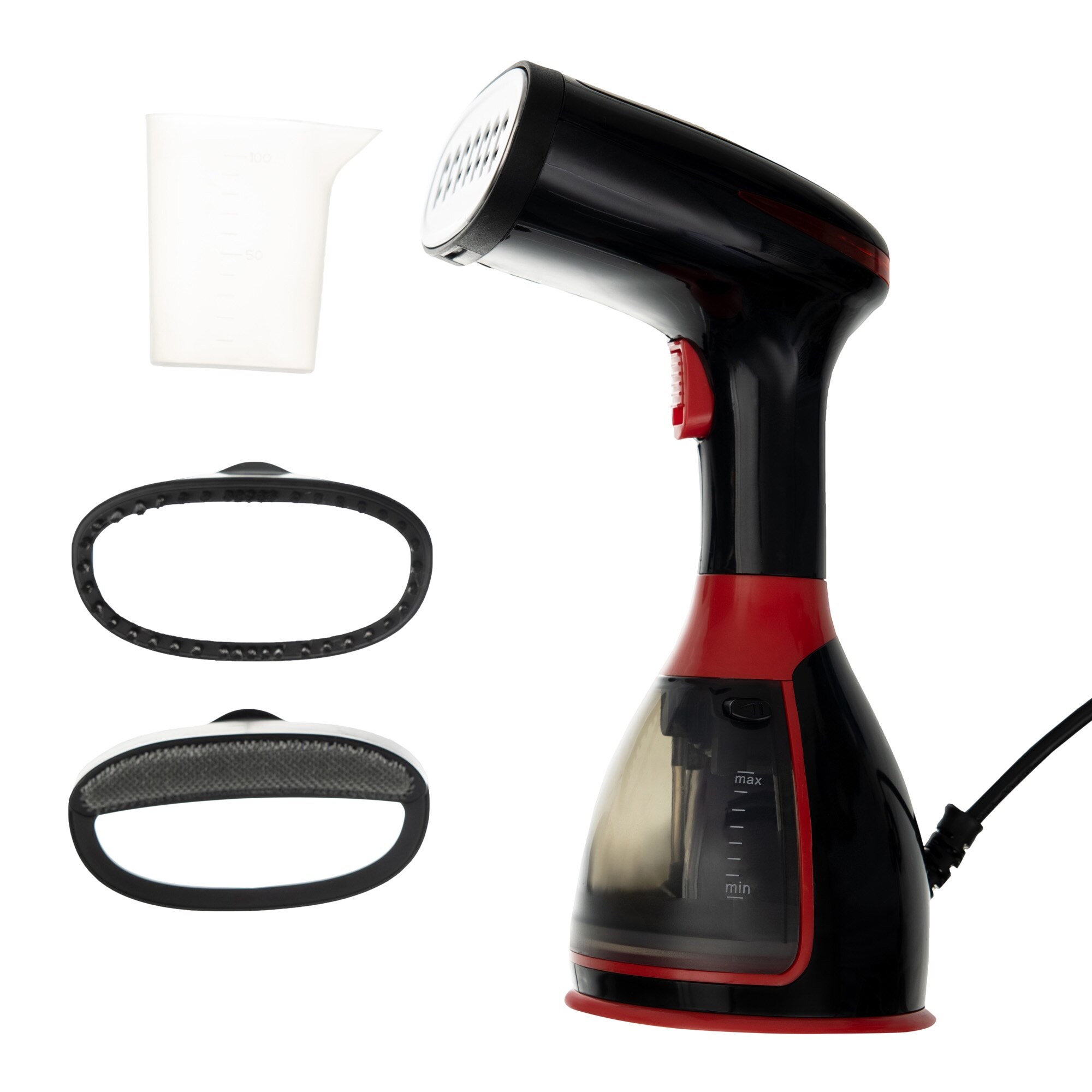 Aparat de calcat vertical Kamille KM-6710, 1500W, rezervor 280ml, set accesorii, alb