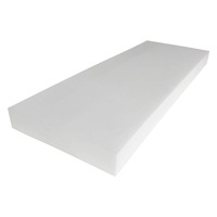 Placa de Burete, 50x200 cm, grosime 2 cm, Spuma poliuretanica, Tapiterie, Alb, Densitate 21kg/m³, DIY