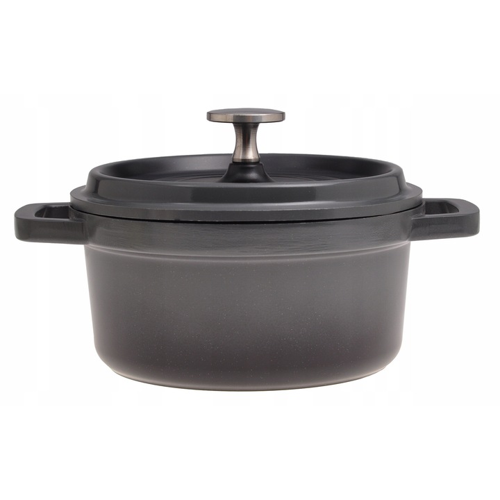 Тенджера Kamille от алуминий 1.5L с капак, незалепващо покритие, 16x8см, индукция
