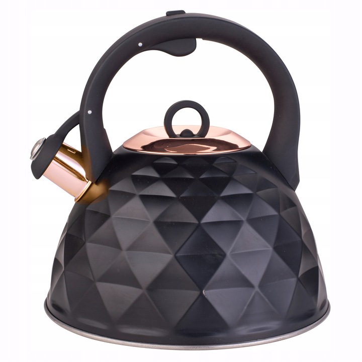 Vízforraló síppal Kamille KM-0867, rozsdamentes acél, 3L, indukciós kompatibilis