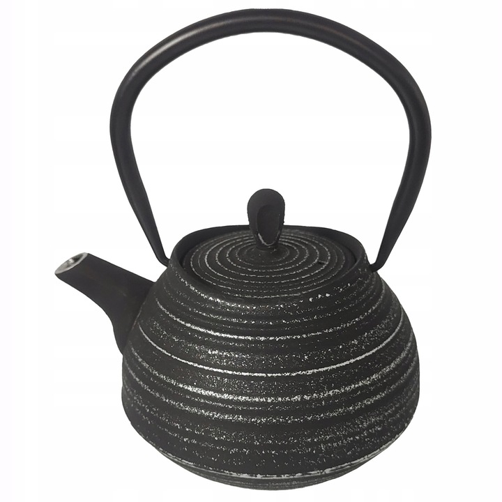 Ceainic din fonta emailata, Kamille KM-4832, sita inox, 600ml