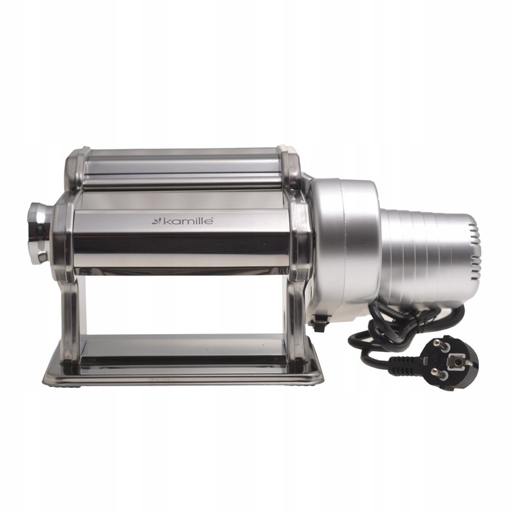 Masina de feliat paste, Kamille, inox, 2 marimi de taiere, argintiu