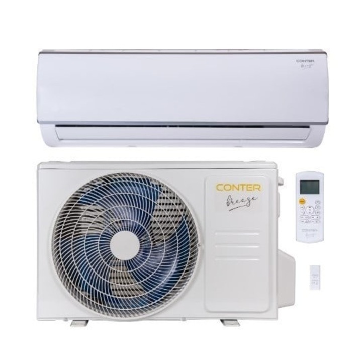 Aparat de aer conditionat Inverter Conter Breeze, 18000 BTU, Wi-fi incorporat, A++, 50 m²
