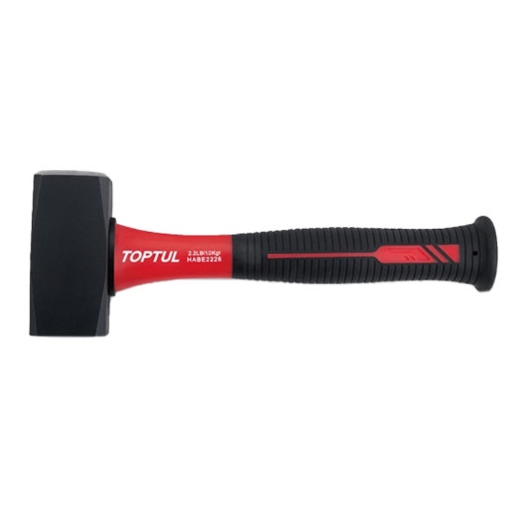 Ключарски чук TOPTUL, тегло 998 грама, дължина 260 мм, опашка от фибростъкло
