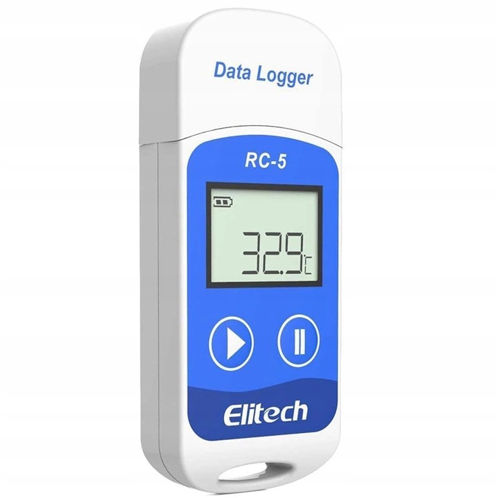 Термохигрометър Elitech RC-5, -30°C ~ +70°C, IP67