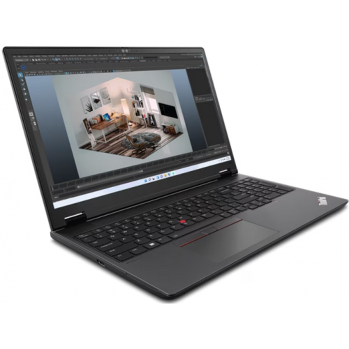 Lenovo ThinkPad P16v G2 laptop, 16" WQUXGA, Intel® Core™ Ultra 7 155H 4,8 GHz-ig, 32 GB RAM DDR5 5600, 1 TB SSD, NVIDIA® RTX 1000 6 GB, Windows 11 Pro, fekete
