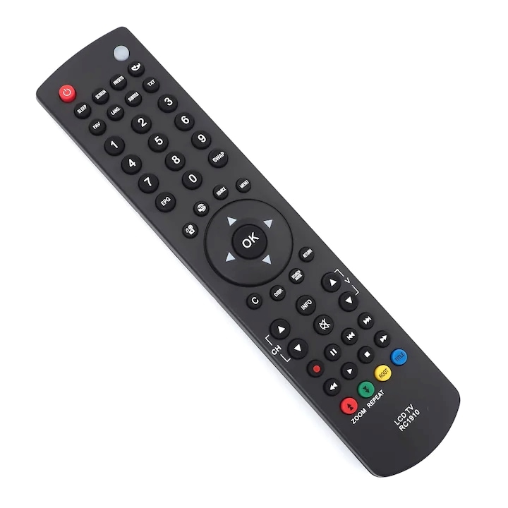 Дистанционно управление за телевизор GSC ®, Compatible Teletech - Telefunken RC1910, черно