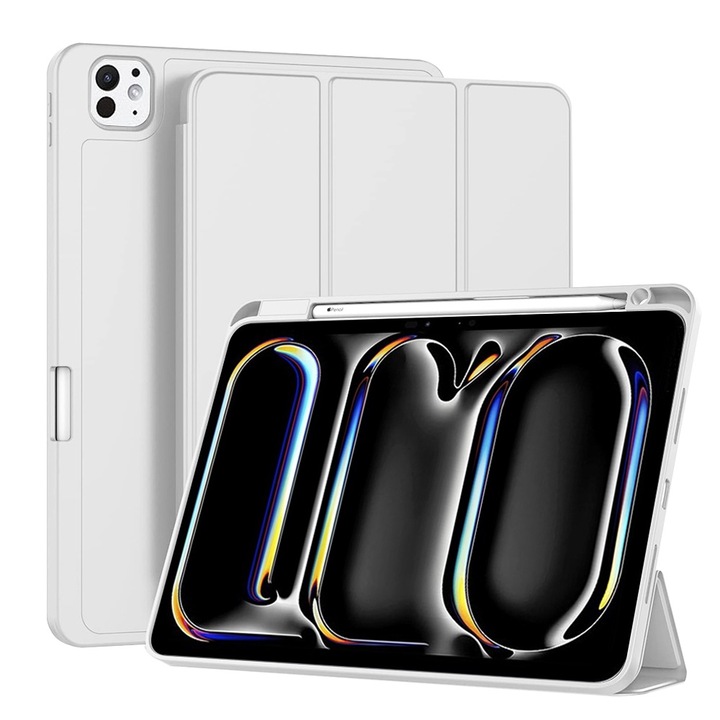 Husa pentru iPad Pro 11 2024, Flex Trifold, O51, TPU, Gray