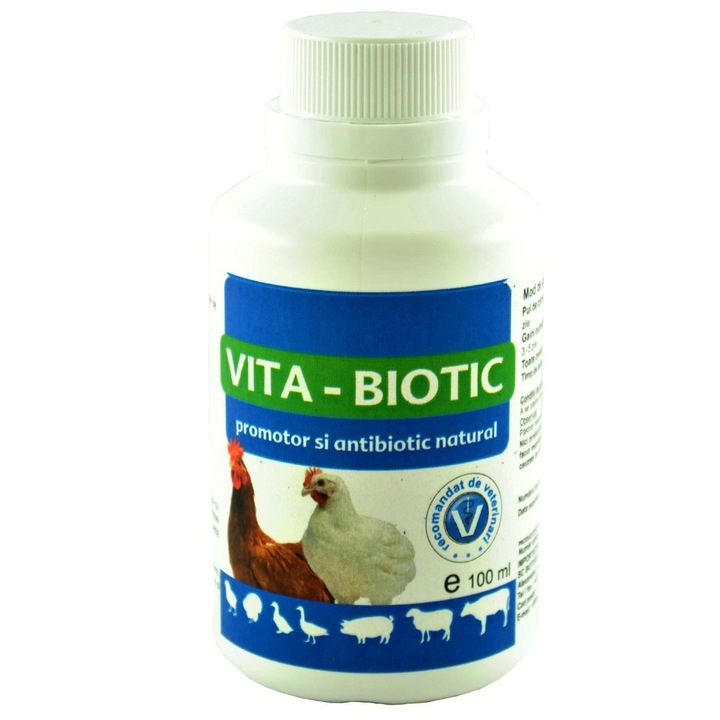 Promotor si antibiotic natural, VITA-BIOTIC 100ml