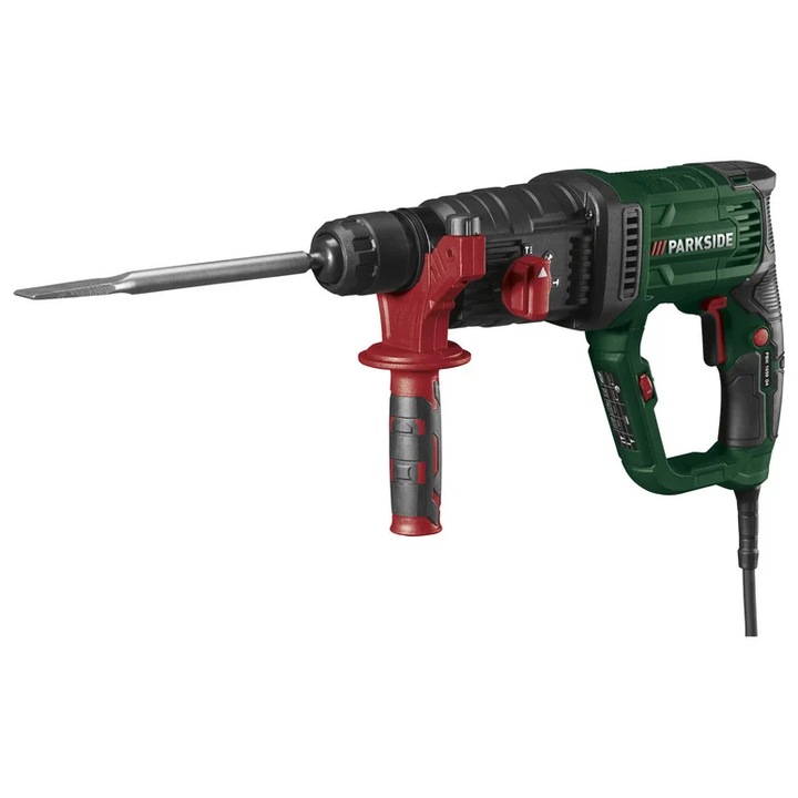 Ударна бормашина и винтоверт Parkside PBH 1050 D4, 1050W, 3 Джаула, 1100 RPM, 5300 удара в минута, Зелен