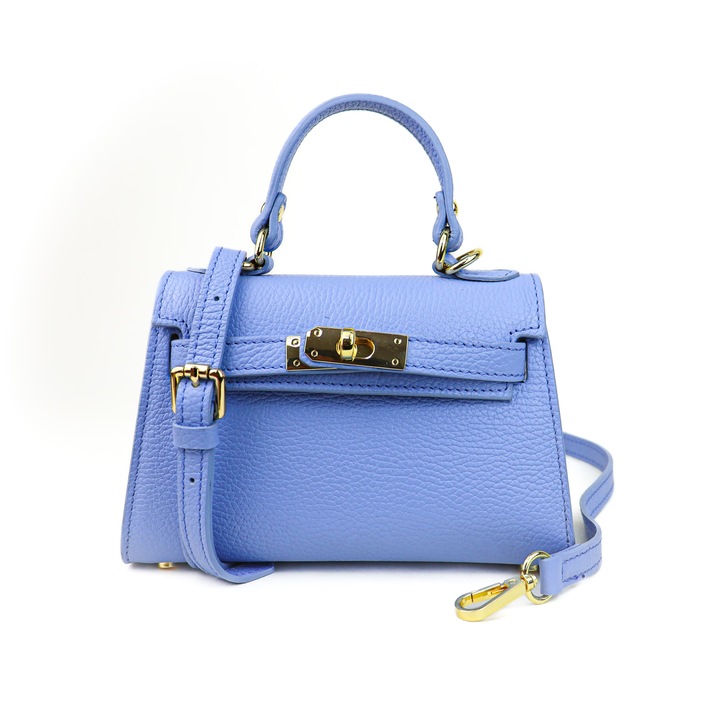 Moranti női táska, természetes bőr, lezser fazon