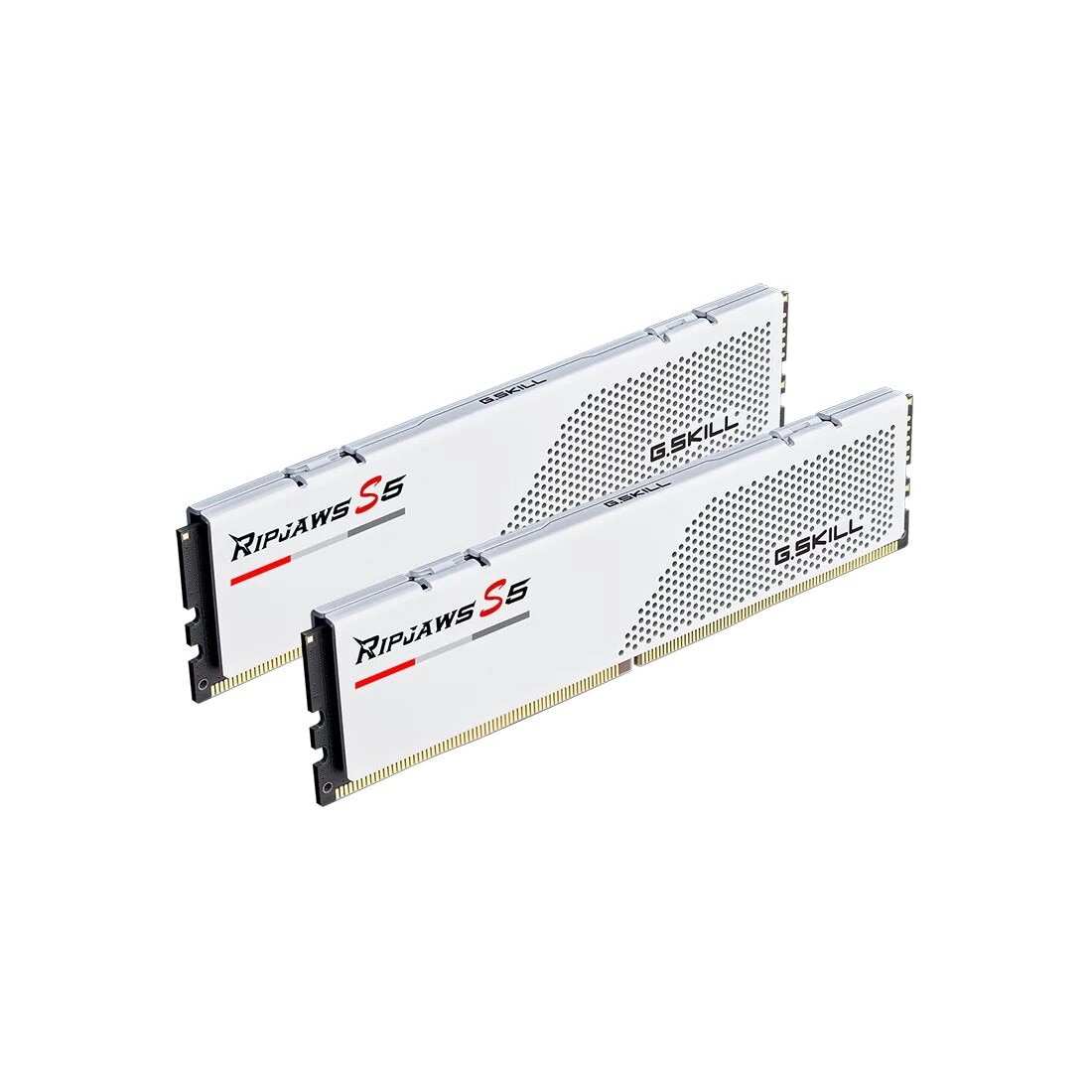 G.SKILL Ripjaws 32GB(2×16GB) DDR5 ホワイト Memorie RAM G.Skill 32GB DDR5 6000MHz Kit (2x16GB) Alb, CL36 - eMAG.ro
