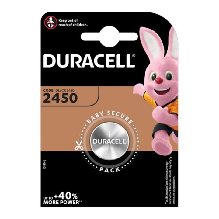 Duracell gombelem, cr2450, 3v, lítium, 1db/csomag