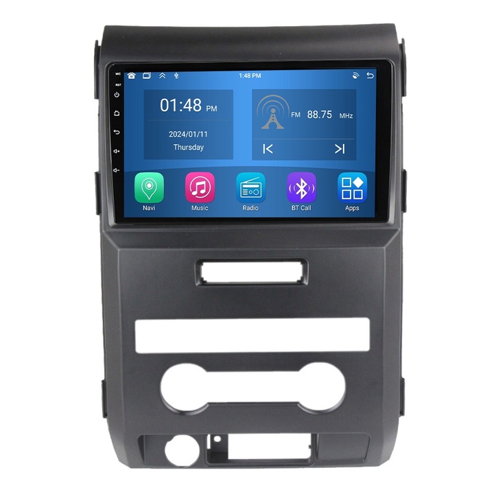 Roverone, GPS-navigáció Ford F150 P415 Raptor 2008-2014 CarPlay Android Auto Stereo Radio Bluetooth 4GB RAM, 64GB ROM