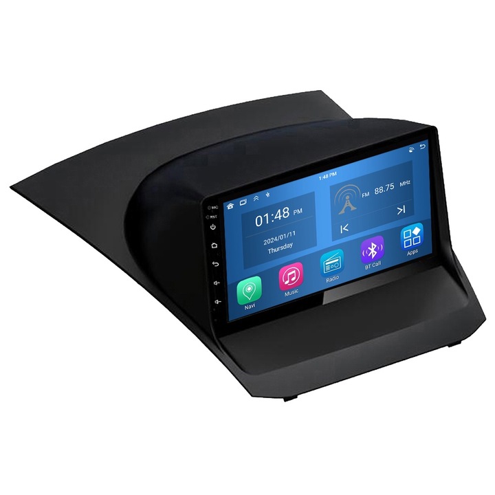 Roverone, GPS-navigáció Ford Fiesta Mk 6 2009-2018 CarPlay Android Auto Stereo Radio Bluetooth 4GB RAM, 64GB ROM