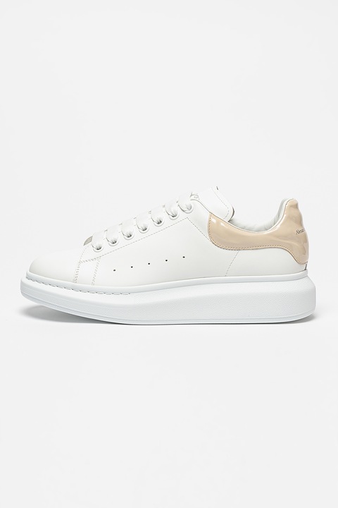 Alexander Mcqueen, Кожени спортни обувки, Бял/Бежов, 44