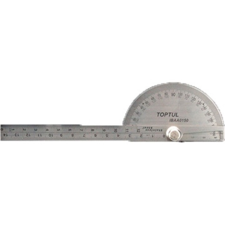 Ъгъл 180°, дължина 195mm TOPTUL, Ratio Steel