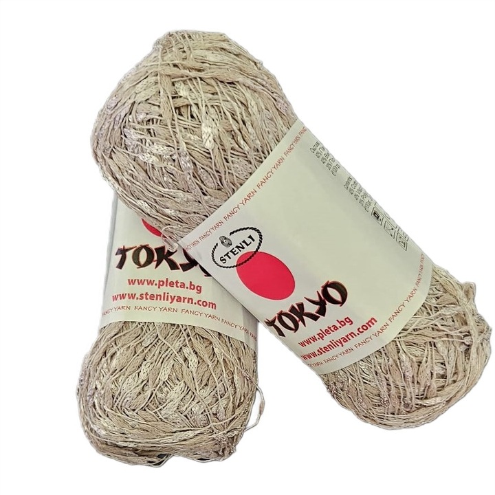 Stenli Tokyo 631 greige 2 db textilfonalból álló készlet, 100gr/330m orsó
