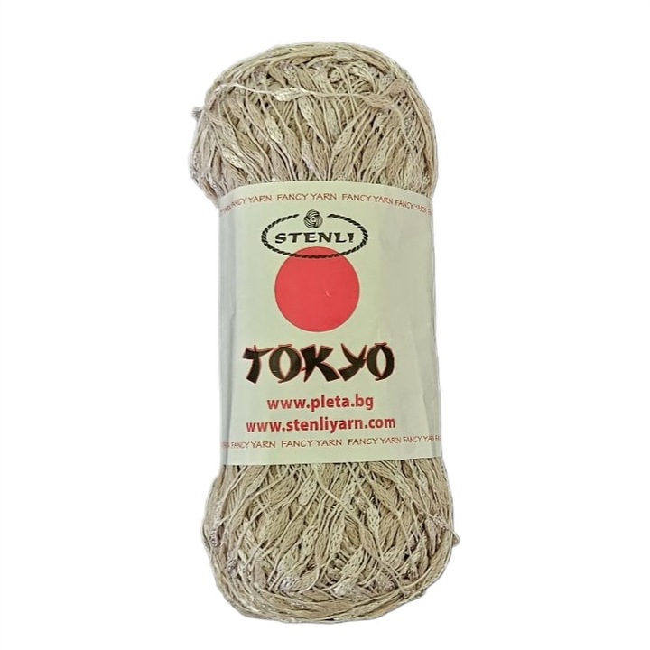 3 db textilszálas készlet Stenli Tokyo 631 greige, 100gr/330m orsó