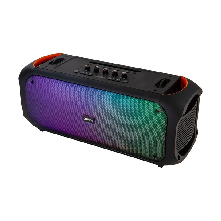 Boxa portabila Platinet Boombox Light Fusion RGB, 60W RMS, TWS ...