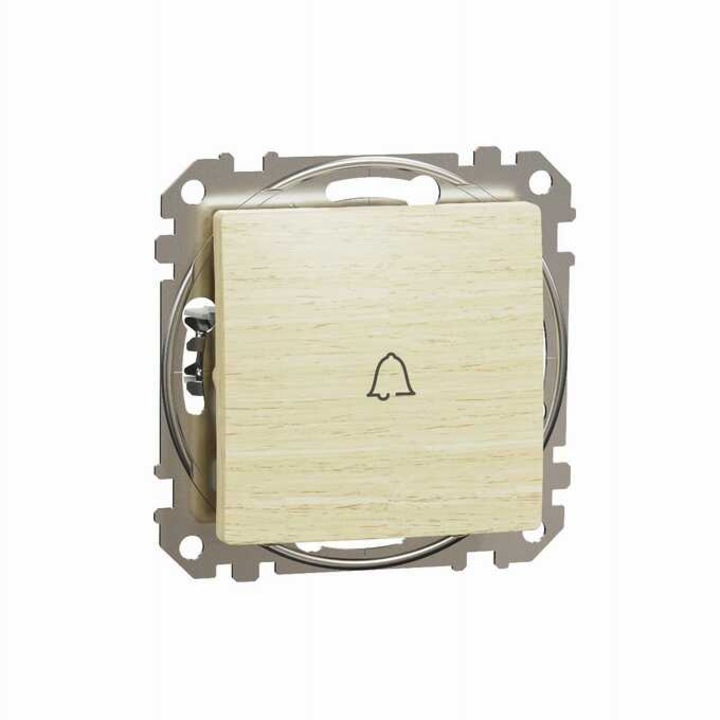 Clopot buton mesteacan IP20 SDD180131 Sedna Elemente Schneider electric