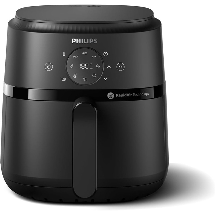 Friteuza Philips 4,2l, 1500W, tehnologie RapidAir, neagra