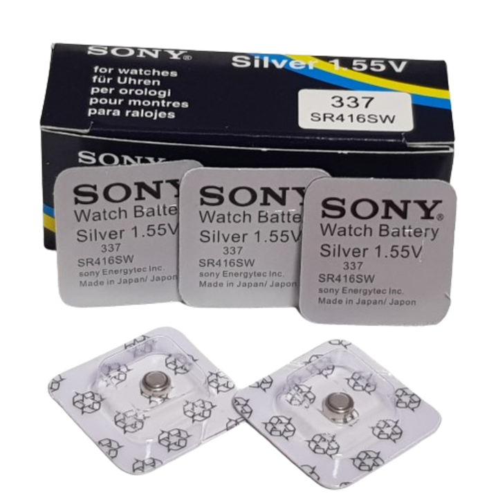 Set 5 Baterii Sony 337 SR416SW 1.55V - eMAG.ro