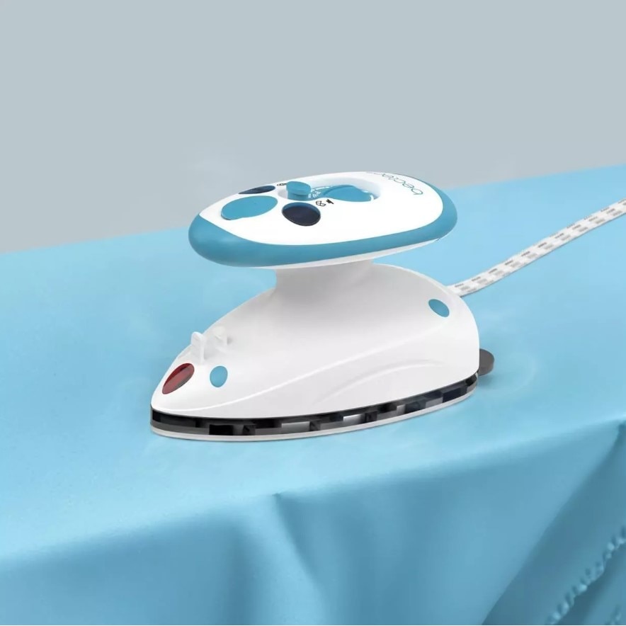 Mini fier de calcat cu abur, talpa antiaderenta, 408 W, Vivo BEC0104