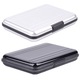 Set 2 carcasa de protectie carduri de memorie, Cu 16 Sloturi, Axroad Mall, Pentru TF/SD, Rezistenta la cadere si rezistent la apa, Greutate redusa si la indemana, Aluminiu, 110 × 75 × 20mm, Negru / Argintiu