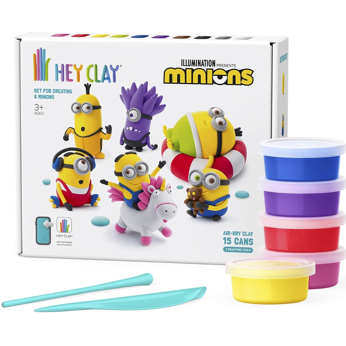 Set Hey Clay - Minions, 15 cutii - eMAG.ro