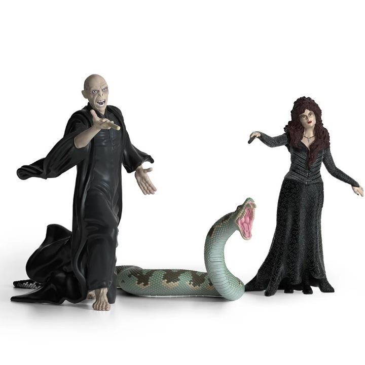 Set 3 figurine Schleich, Wizarding World, Lord Voldemort, Nagini & Bellatrix Lestrange