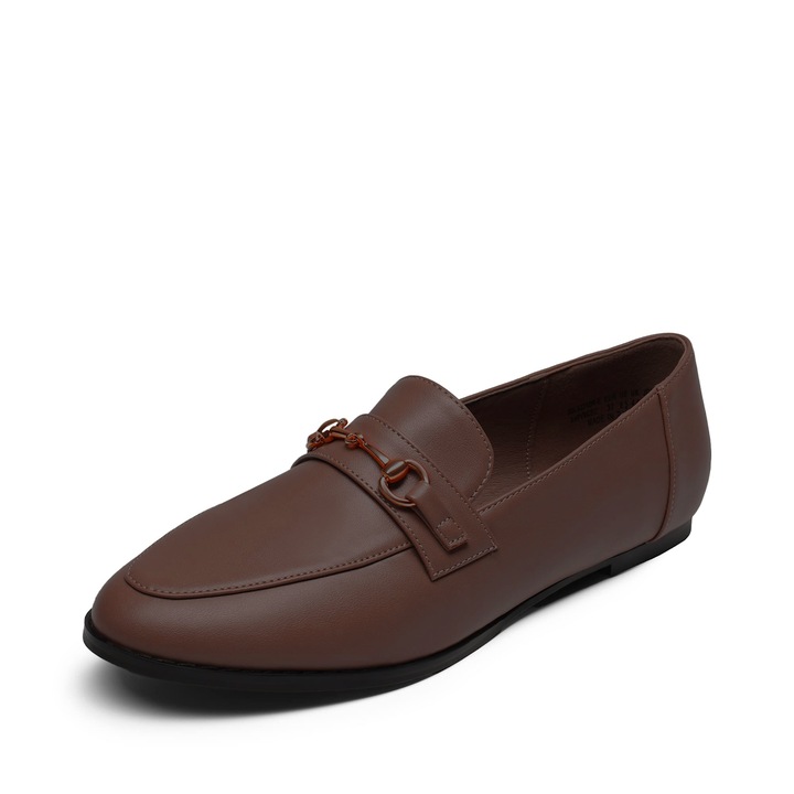 Női mokaszinok, Dream Pairs, Természetes bőr, Barna, 40 EU