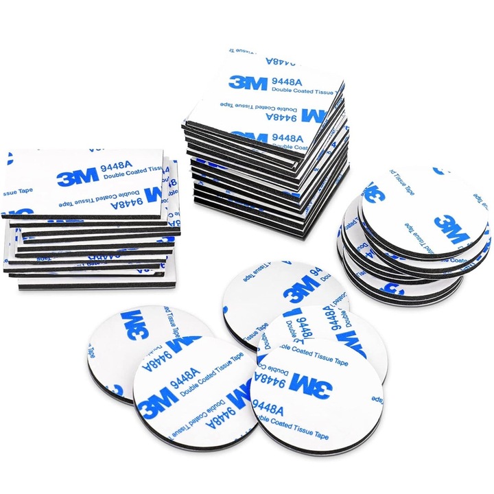 Banda dublu adeziva 3M acrylic, Set de 60