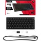 Клавиатура Gaming HyperX Alloy Rise 75, Механична, Switch HX - Linear, Soft NGENUITY, Подвижен USB-C кабел, Клавиши PBT double-shot, layout US, Черен