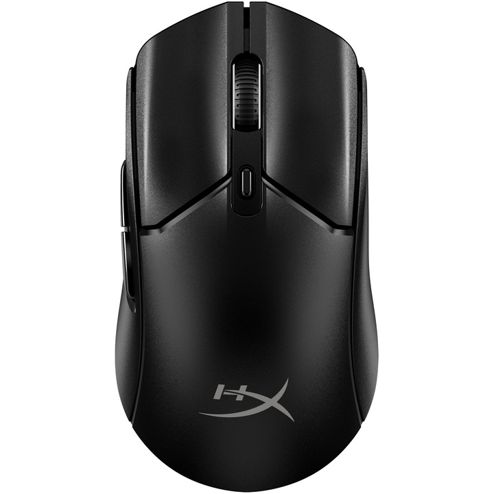 Безжична мишка Gaming HyperX Pulsefire Haste 2 Core, 12000 DPI, Ултра лека (70 гр), 2.4GHz/Bluetooth 5.2, Автономност до 100 часа, 6 бутона, NGENUITY софтуер, PTFE skates, Черен