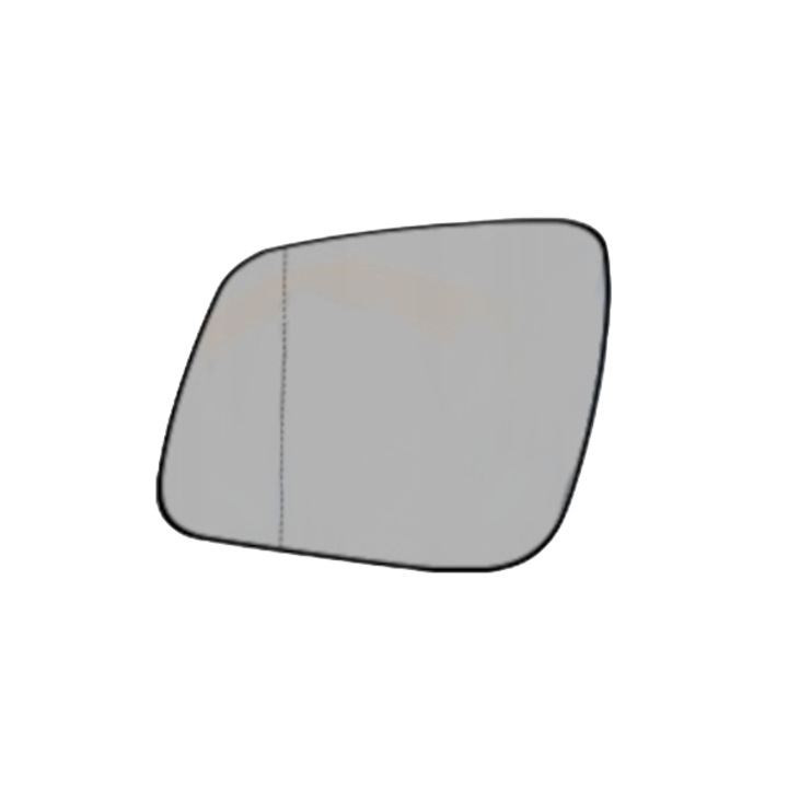 Sticla Oglinda, Stanga, Am Mercedes A W169 2008-2012, B W245 2008-2011, 1698102221, Incalzita, Sticla, Argintiu/Negru
