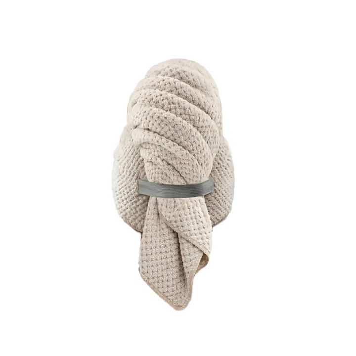 Хавлиени кърпи, AllizBan, микрофибър, лесни за използване, приятни на допир, за дълга коса, стил тюрбан, 60x100см