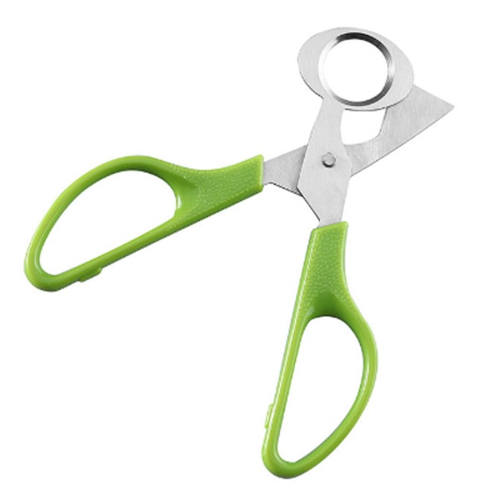 Feliator oua de prepelita, inox, verde, 140x60x65mm