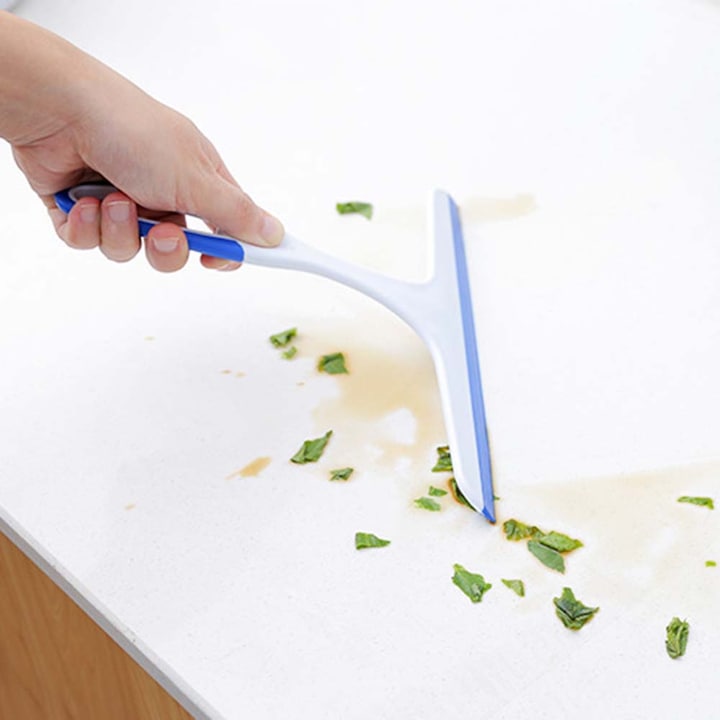 Stergator geam, longziming, albastru, 24.2x22cm, set 1 buc.